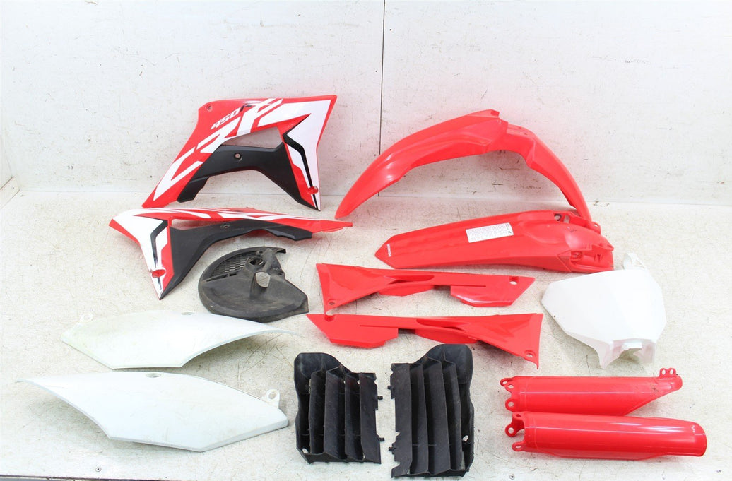 2018 Honda CRF 450R Fender Set Rear Front Number Plates 601G