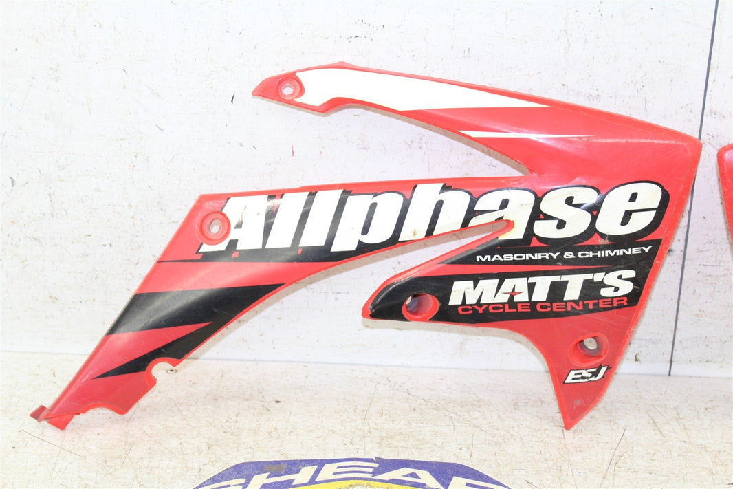 2009 Honda CRF 450R Plastic Set Tank Radiator Shrouds Number Plates 614G