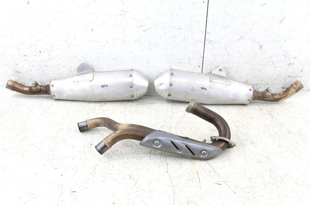 2018 Honda CRF 450R Exhaust System Head Pipe Silencer Muffler 584G