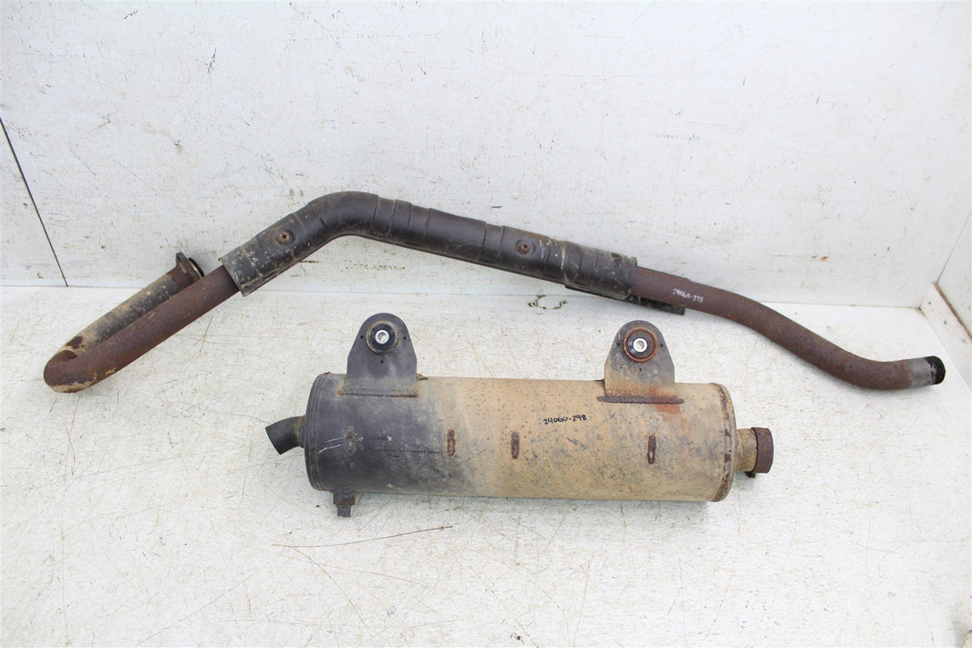 2008 Kawasaki Prairie 360 4x4 Exhaust Head Pipe Silencer Muffler 24060