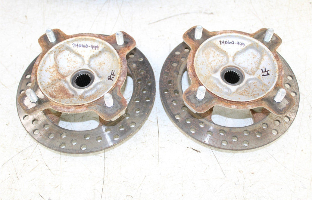 2008 Kawasaki Prairie 360 4x4 Front Hubs Brake Rotors 24060