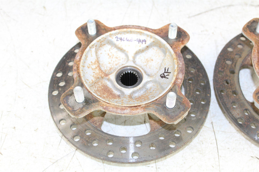 2008 Kawasaki Prairie 360 4x4 Front Hubs Brake Rotors 24060