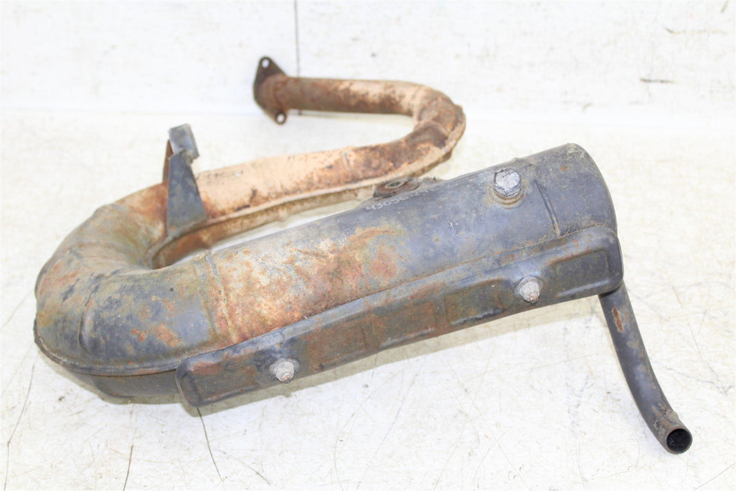 2003 Suzuki Quad Sport LT 80 Exhaust Head Pipe Silencer Muffler 43056