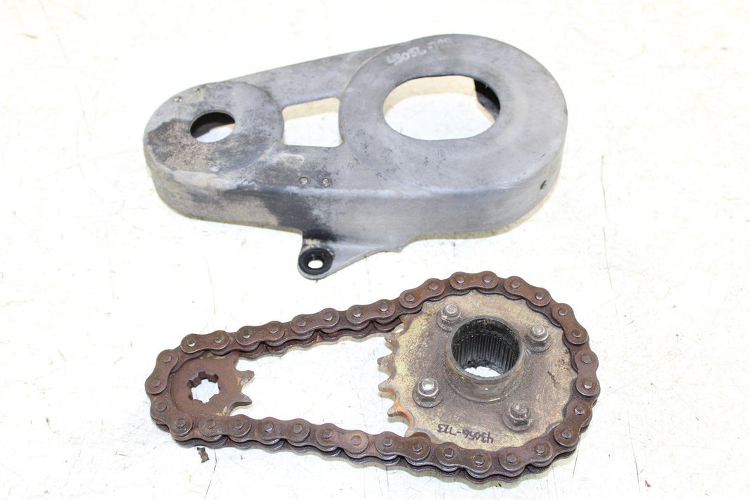 2003 Suzuki Quad Sport LT 80 Front & Rear Sprockets w/ Chain Guard 43056
