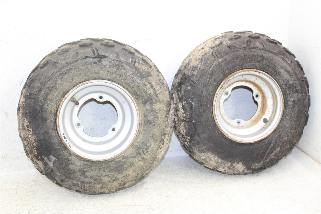 2003 Suzuki Quad Sport LT 80 Front Wheel Set Rims 43056