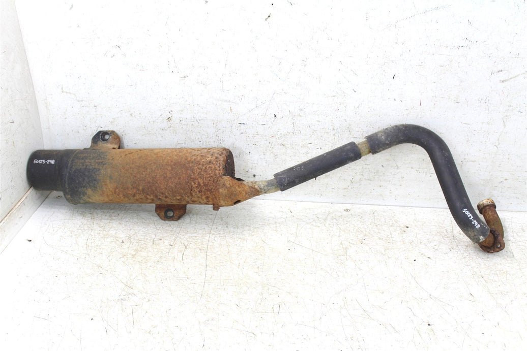 2003 Yamaha Raptor 80 Exhaust Head Pipe Silencer Muffler 50123