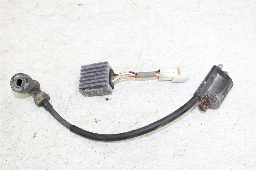 2003 Yamaha Raptor 80 Ignition Coil Wire Plug Boot w/ Voltage Regulator 50123