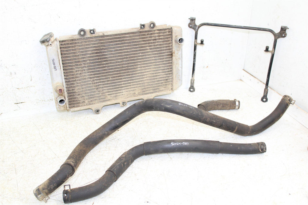 2002 Yamaha Grizzly 660 4x4 Radiator w/ Coolant Hoses & Support 50124
