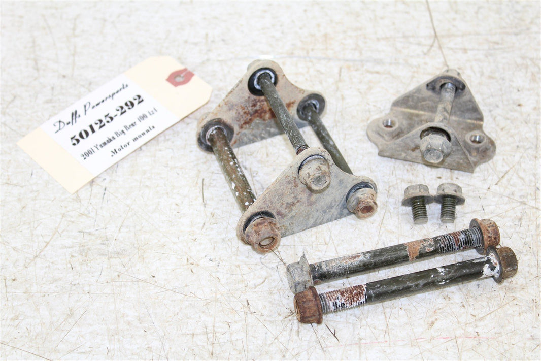 2001 Yamaha Big Bear 400 4x4 Engine Mounts Motor Brackets 50125