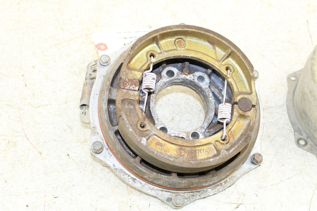 2001 Yamaha Big Bear 400 4x4 Rear Brake Drum Backing Plate Panel w/ Cover 50125
