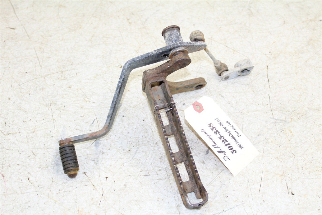 2001 Yamaha Big Bear 400 4x4 Left Foot Peg Rest w/ Shifter 50125