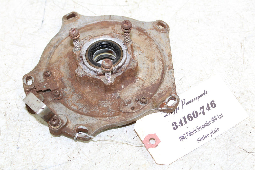 1997 Polaris Scrambler 500 4x4 Stator Plate 34160