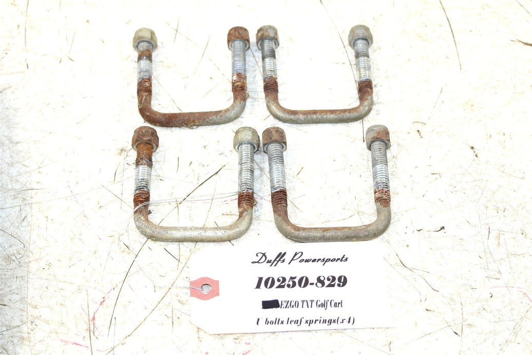 2003 EZGO TXT GAS Golf Cart Rear Leaf Spring U Bolts 10250