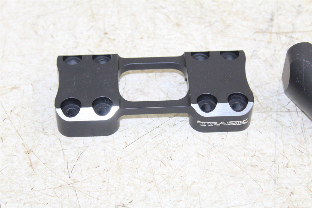 Trask Assault Handle Bar Riser Mounts 2x1-1/4" Black TM-8601-2RC NEW 861G
