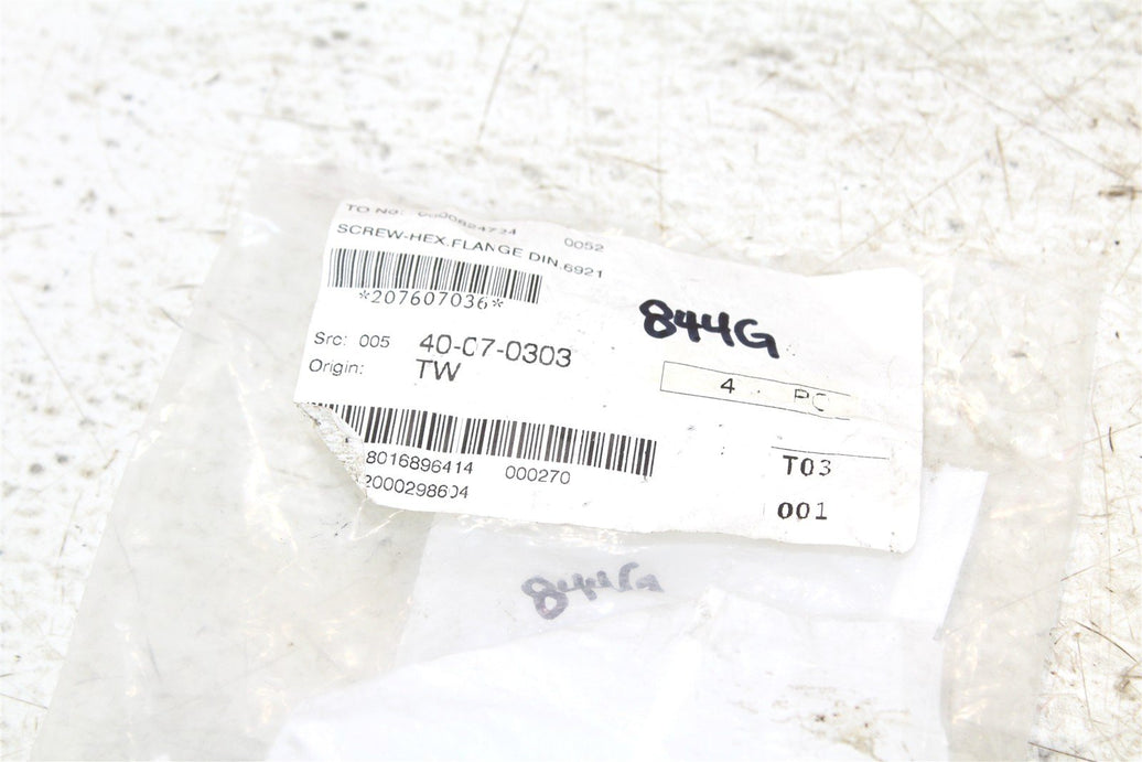 NOS BRP Hex Flanged Screw Bolt 207607036 QTY:4 NEW 844G