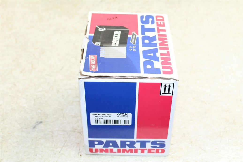 Parts Unlimited AGM Battery YTX20HL-BS NEW 2113-0022 NOS 022H