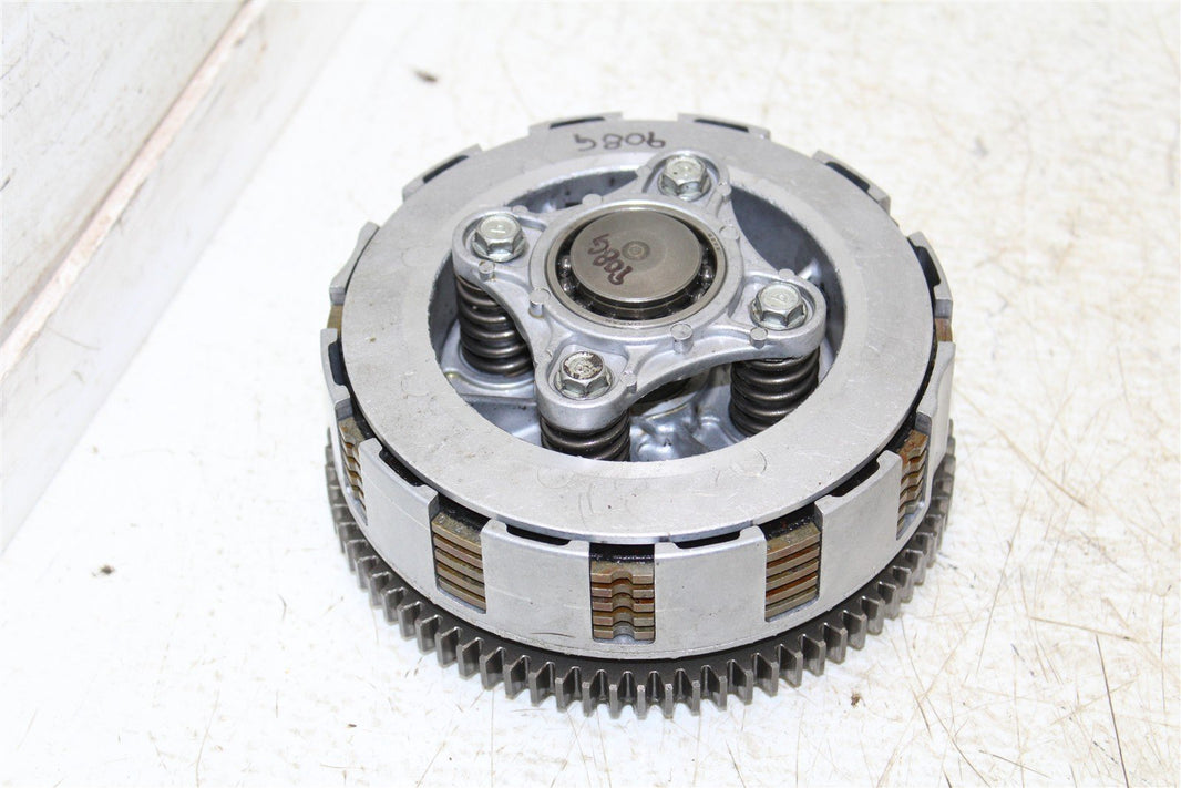 1986 Kawasaki Bayou 300 Clutch Basket Inner Hub Pressure Plate 908G