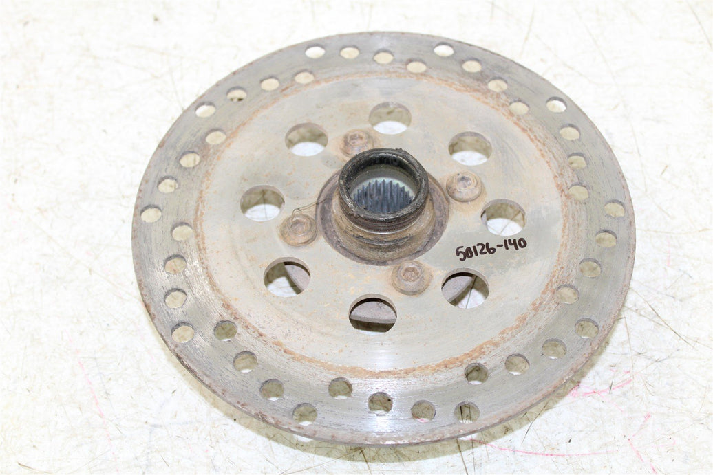 2009 Yamaha Wolverine 450 4x4 Rear Brake Rotor Mount Hub w/ Disc 50126
