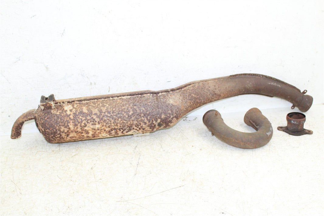 1991 Polaris Trail Boss 250 Exhaust Head Pipe Silencer Muffler 34159