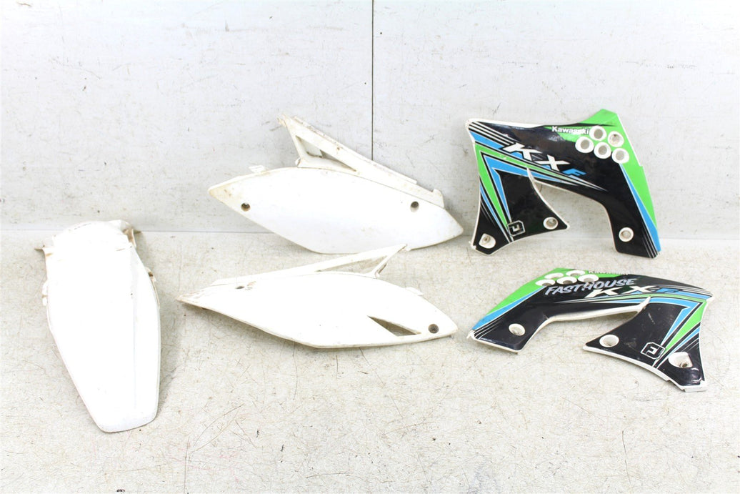 2009 Kawasaki KX 250F Fender Set Rear Number Plates Tank Shrouds 27039