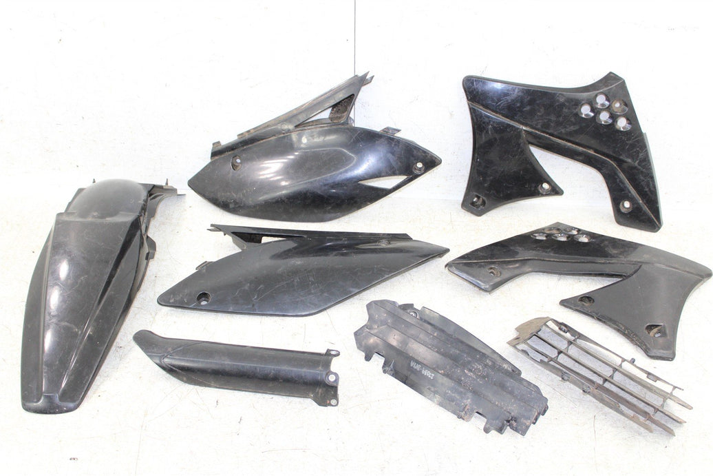 2009 Kawasaki KX 250F Fender Set Rear Number Plates Tank Shrouds 27039
