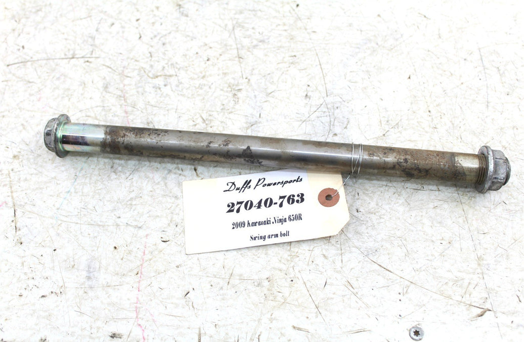 2009 Kawasaki Ninja 650R Swingarm Bolt Nut 27040