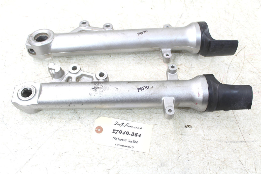 2009 Kawasaki Ninja 650R Lower Fork Leg Tubes 27040