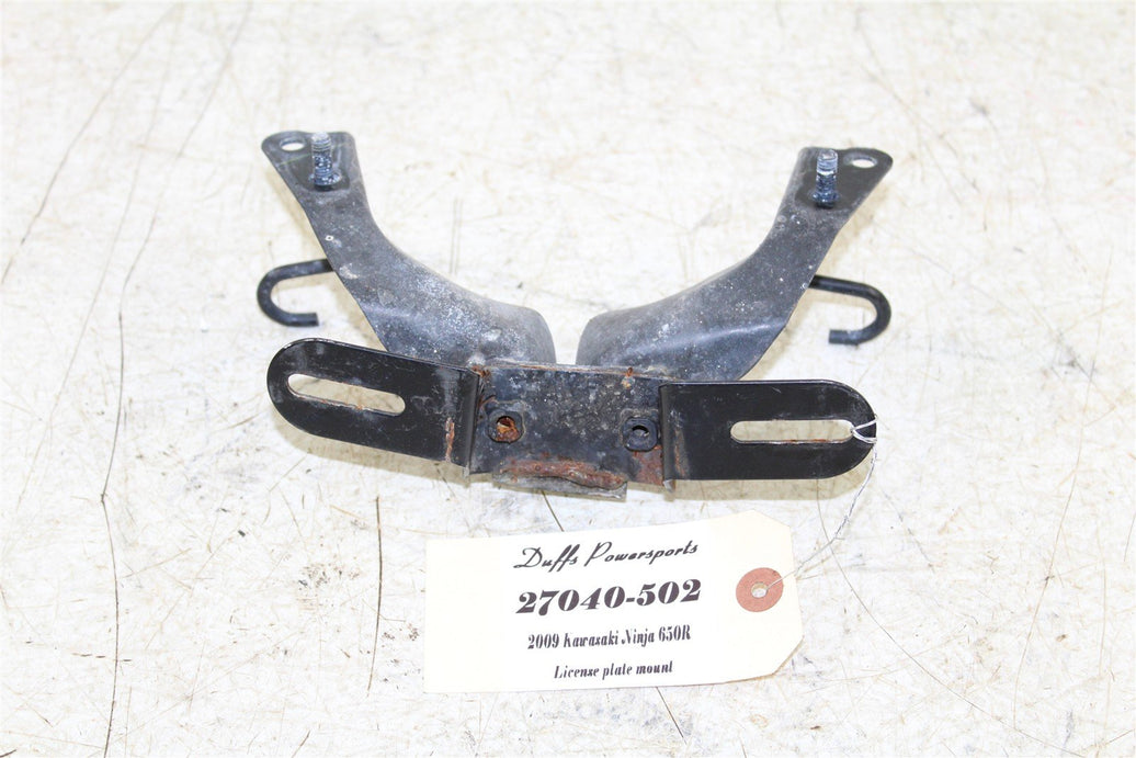 2009 Kawasaki Ninja 650R License Plate Mount 27040