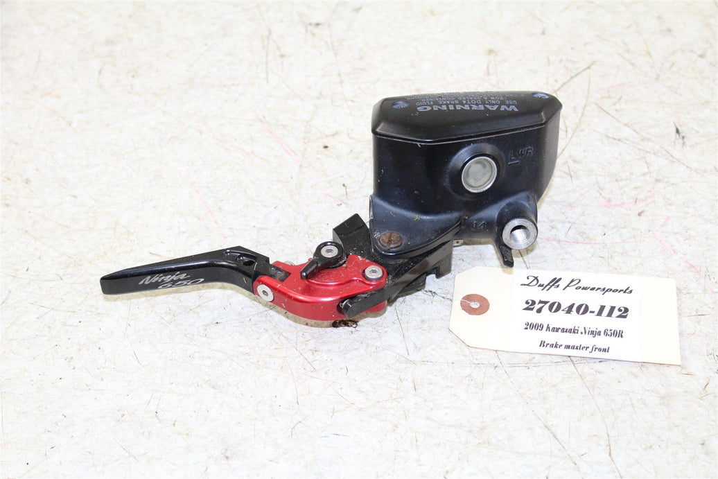 2009 Kawasaki Ninja 650R Front Brake Master Cylinder Reservoir 27040