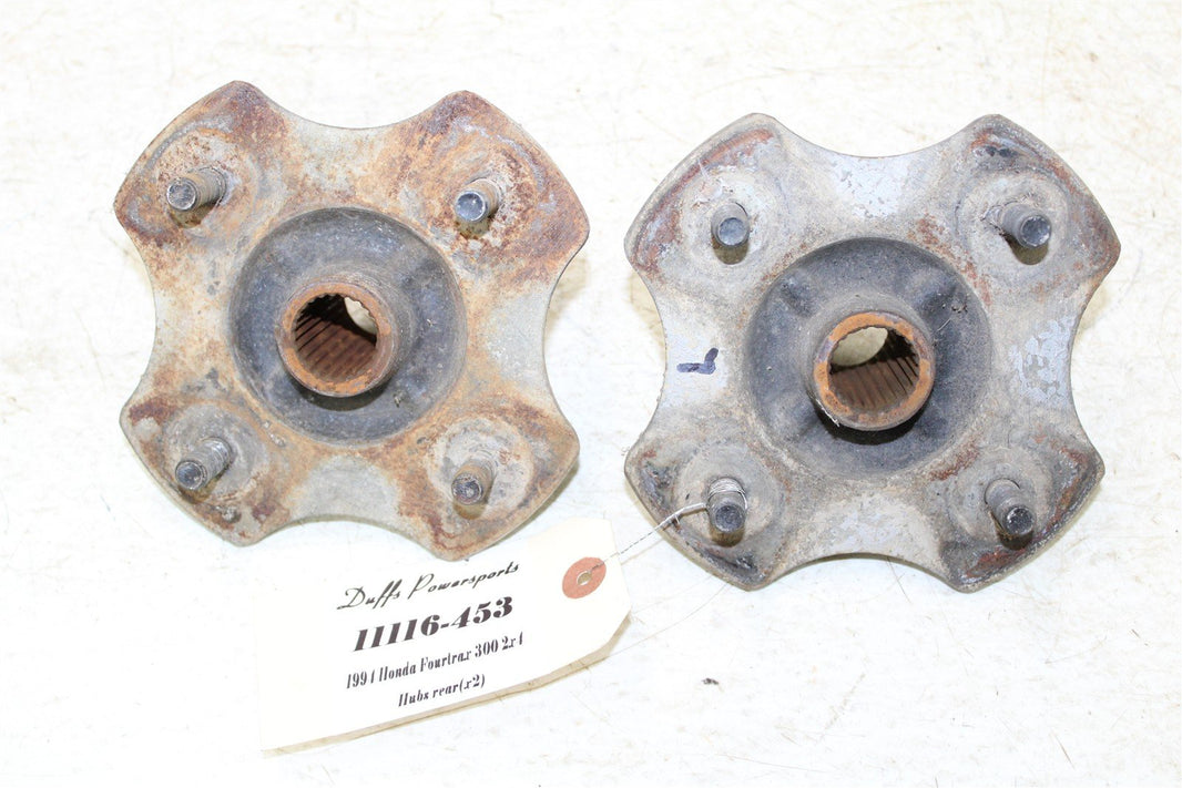 1994 Honda Fourtrax 300 2x4 Rear Hubs Wheel Mounts 11116
