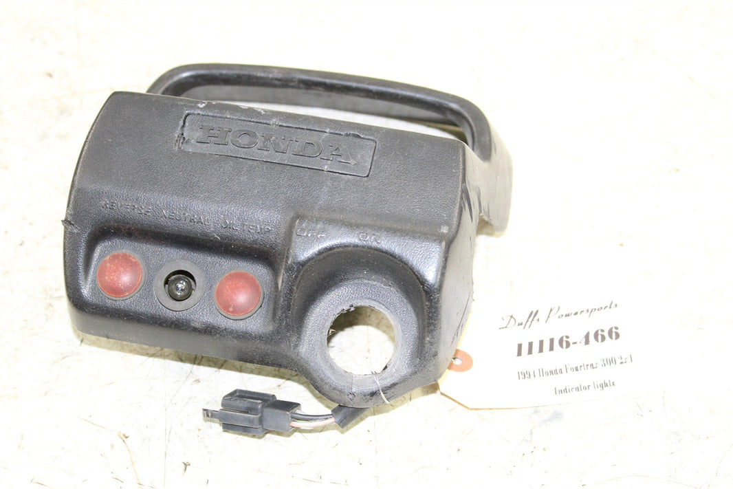 1994 Honda Fourtrax 300 2x4 Indicator Lights Neutral Reverse Light 11116