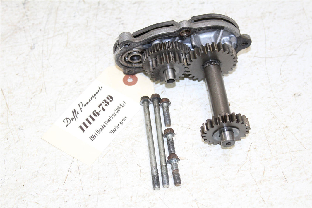 1994 Honda Fourtrax 300 2x4 Starter Motor Limiter Reduction Gears 11116