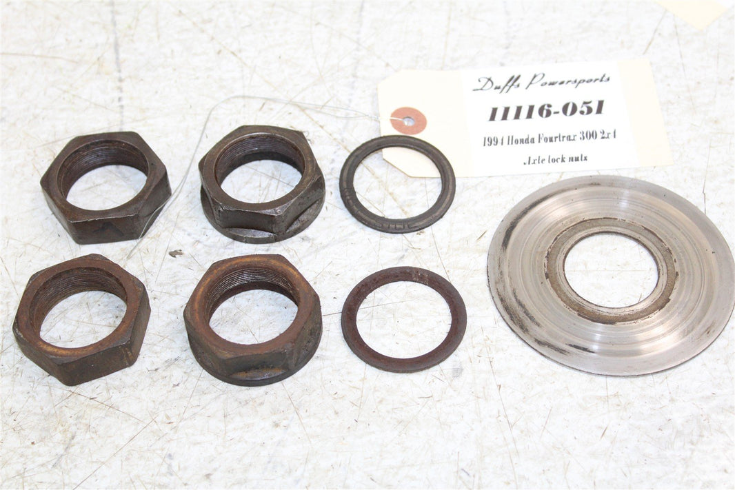 1994 Honda Fourtrax 300 2x4 Rear Axle Lock Nuts 11116