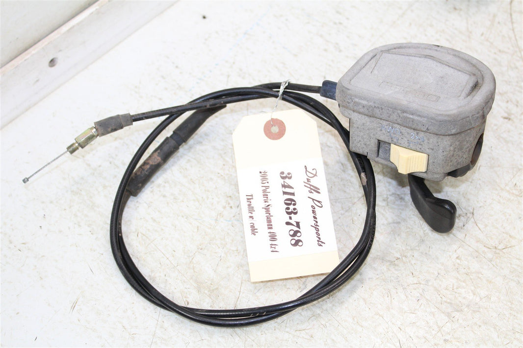 2005 Polaris Sportsman 400 4x4 Throttle Lever Housing w/ Cable 34163