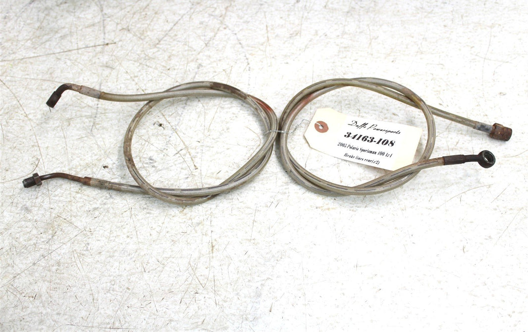 2005 Polaris Sportsman 400 4x4 Rear Brake Hoses Lines 34163