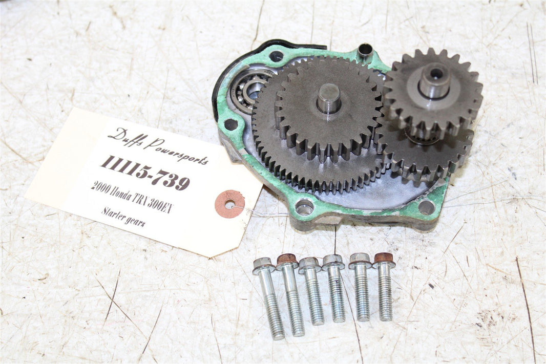 2000 Honda TRX 300EX Starter Motor Limiter Reduction Gears 11115