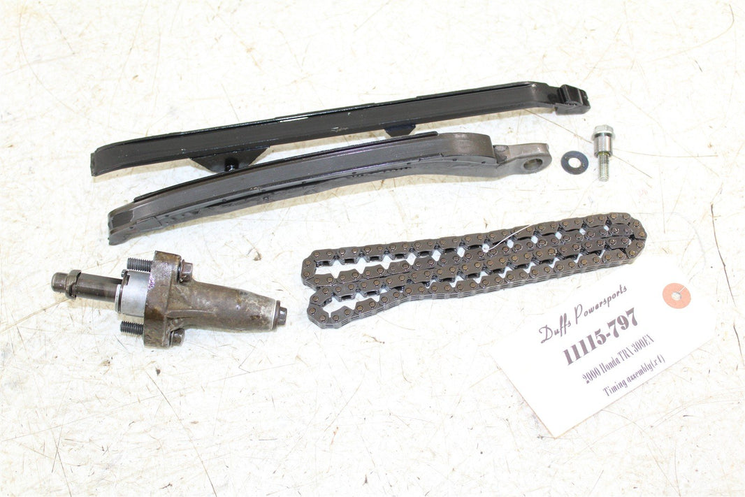 2000 Honda TRX 300EX Timing Chain Guide Slides w/ Camshaft Tensioner 11115