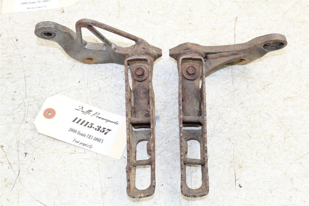 2000 Honda TRX 300EX Foot Pegs Rests Set Left Right 11115