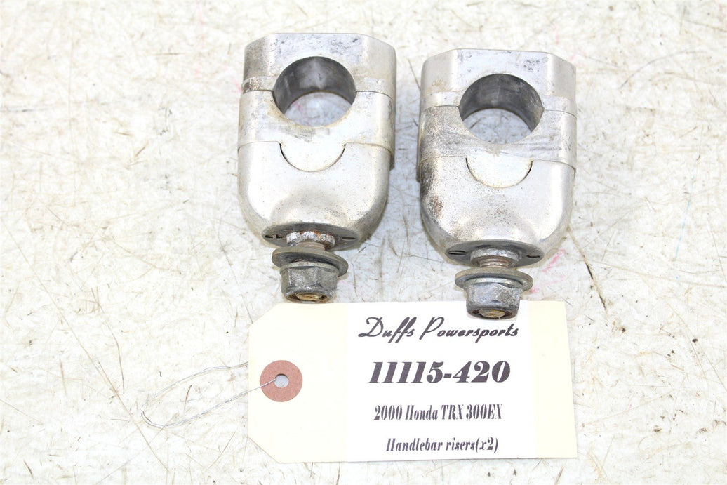 2000 Honda TRX 300EX Handlebar Clamps w/ 1-1/8" Risers Bars Mount 11115