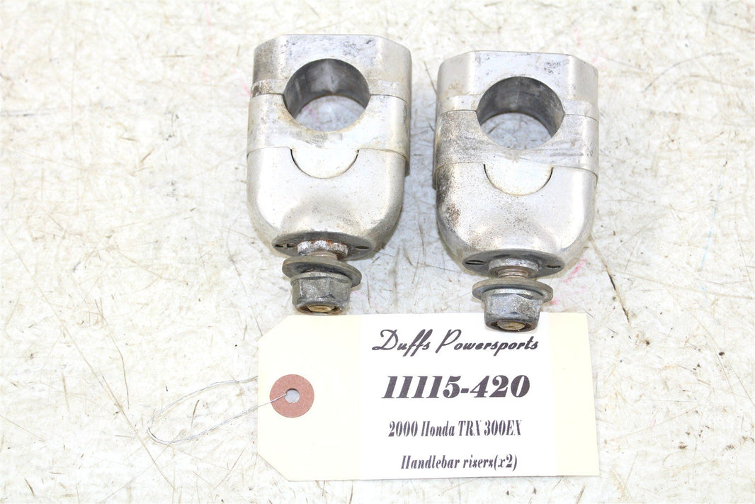 2000 Honda TRX 300EX Handlebar Clamps w/ 1-1/8" Risers Bars Mount 11115