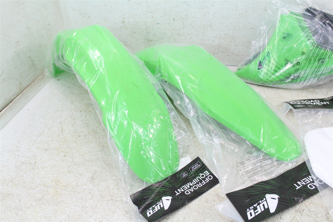 2006 Kawasaki KX 250F UFO Plastics Fender Set Kit Rear Front Number Plates 105H