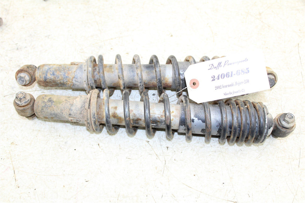 2002 Kawasaki Mojave 250 Front Shocks Spring Absorber Left Right 24061