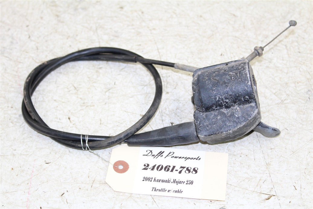 2002 Kawasaki Mojave 250 Throttle Lever Housing w/ Cable 24061
