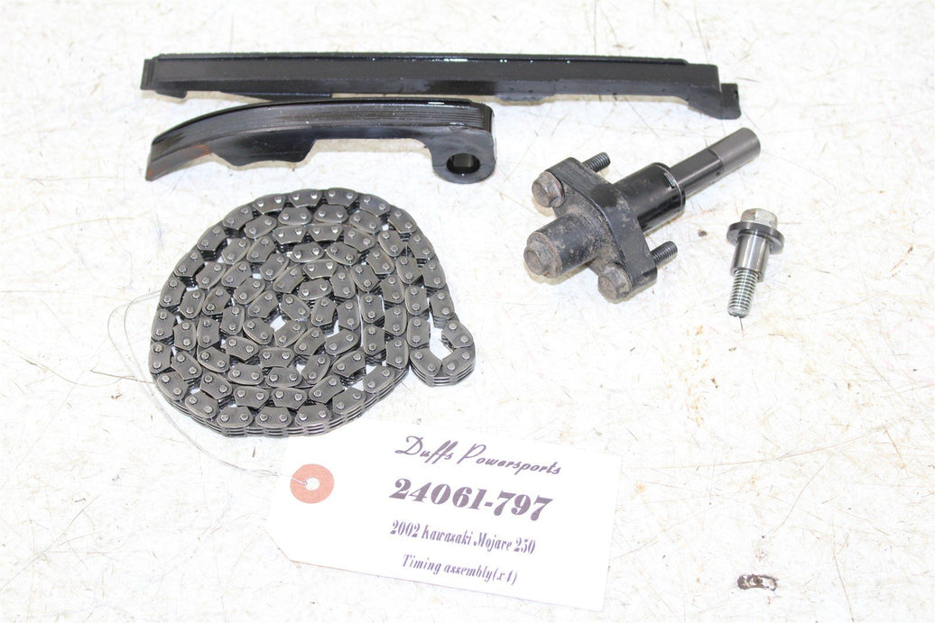 2002 Kawasaki Mojave 250 Timing Chain Guide Slides w/ Camshaft Tensioner 24061