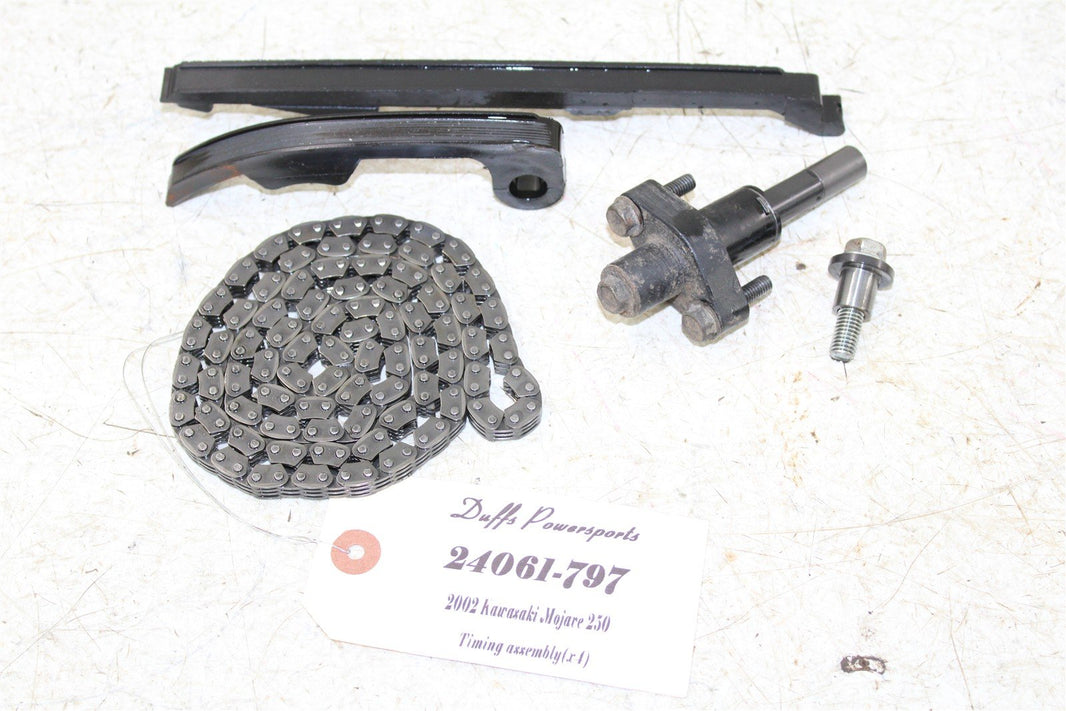 2002 Kawasaki Mojave 250 Timing Chain Guide Slides w/ Camshaft Tensioner 24061