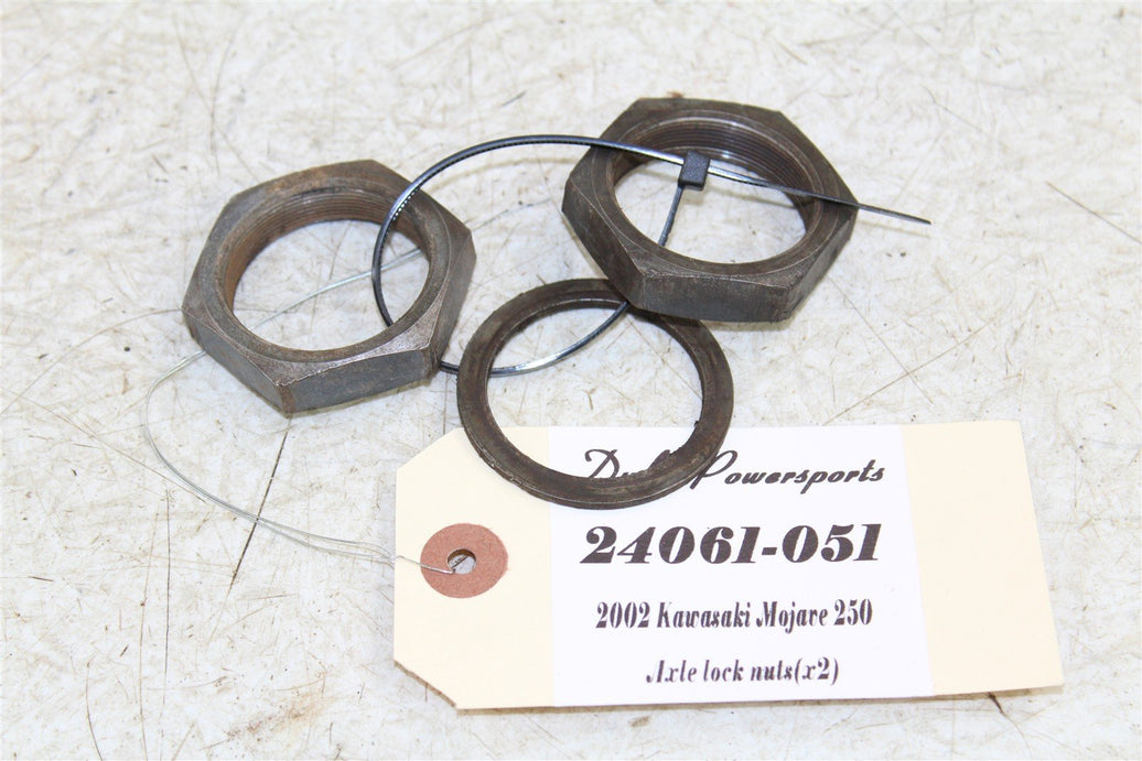 2002 Kawasaki Mojave 250 Rear Axle Lock Nuts 24061