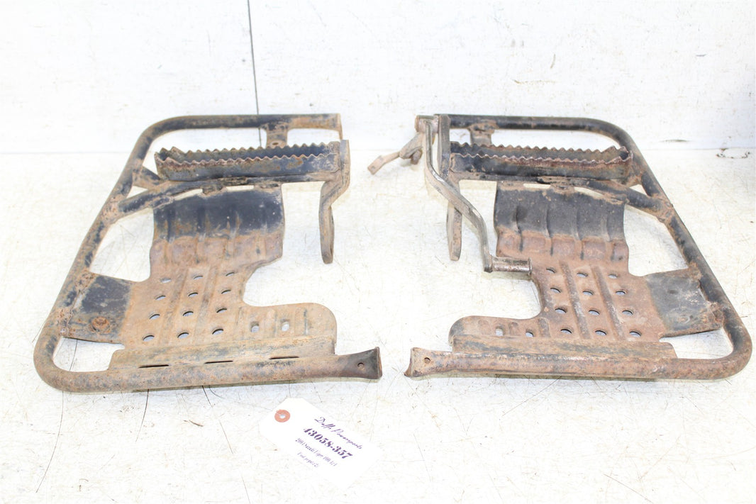 2004 Suzuki Eiger 400 4x4 Foot Pegs Rests Set Left w/ Shifter Right 43058