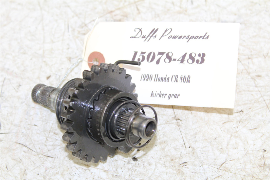 1990 Honda CR 80R Kick Start Shaft Spring Kicker Gear 15078