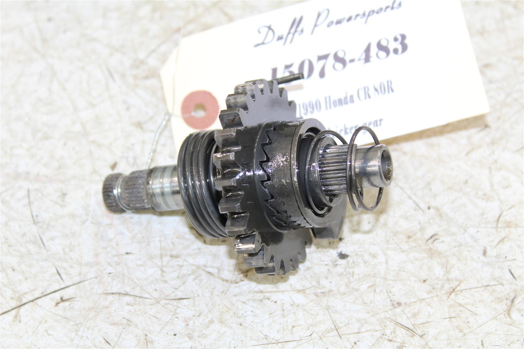 1990 Honda CR 80R Kick Start Shaft Spring Kicker Gear 15078