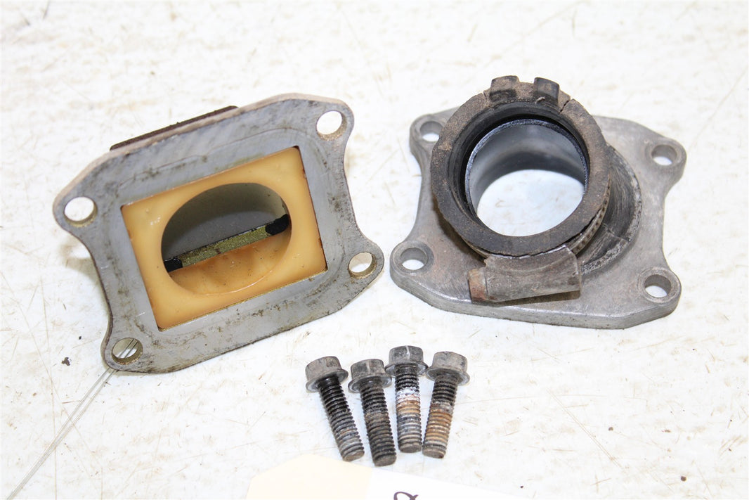 1990 Honda CR 80R Reed Cage Block w/ Intake Manifold 15078